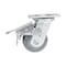 Vestil Thermoplastic Rubber Swivel With Total Brake Caster 4 In. x 2 In. 485 lb Light Gray CST-VE-4X2TPR-SWTB - alternate 8